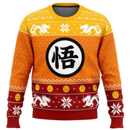 Dragon ball z goku v2 christmas ugly christmas sweater